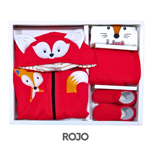 CAJA GERINAYES JACKAR MODELO ZORRITO NARANJA (3UNID X S/105)