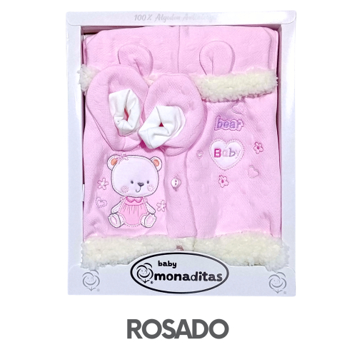CAJA MONADITAS JACKAR MODELO BABY OSA BEAR (3UNID X S/75)