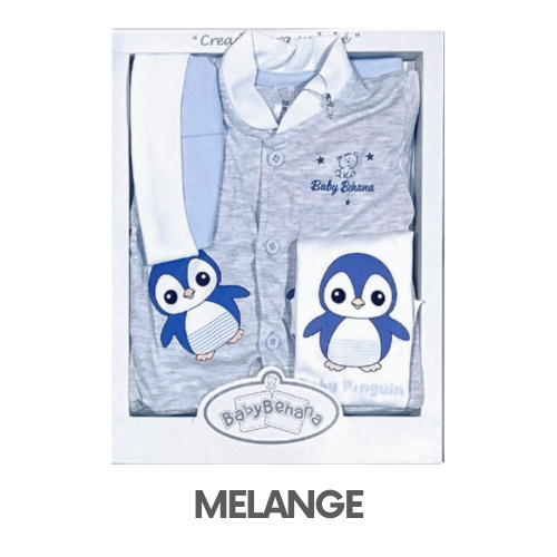 CAJA BEHANA PIMA MODELO PINGÜINO 3 PIEZAS (3UNID X S/81)