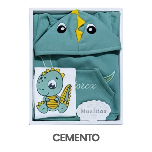 CAJA MUELITAS FRANELA MODELO RAPTOREX TALLA 4 (3UNID X S/150)