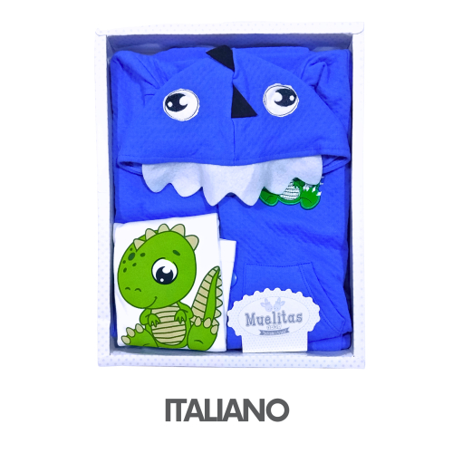 CAJA MUELITAS JACKAR MODELO DINOSAURIO TALLA 4 (3UNID X S/150)