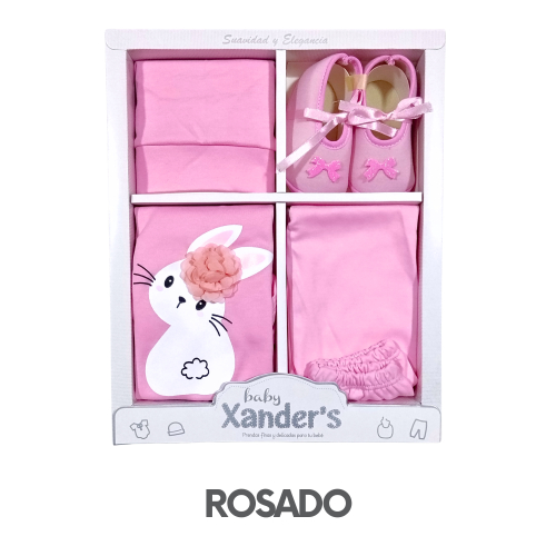 CAJA XANDER PIMA CON ZAPATOS MODELO CONEJA (3UNID X S/45)