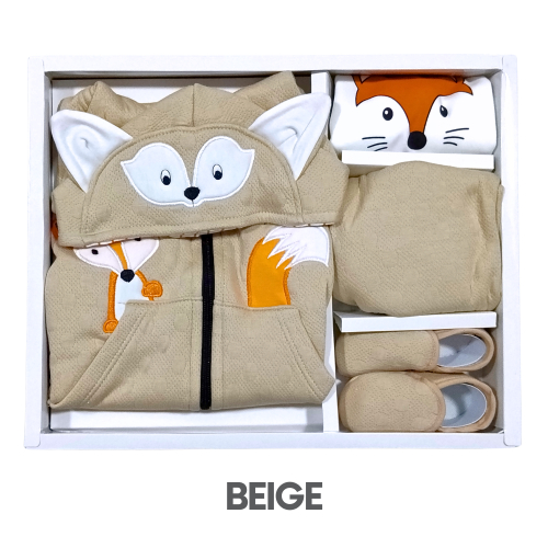 CAJA GERINAYES JACKAR MODELO ZORRITO NARANJA (3UNID X S/105)