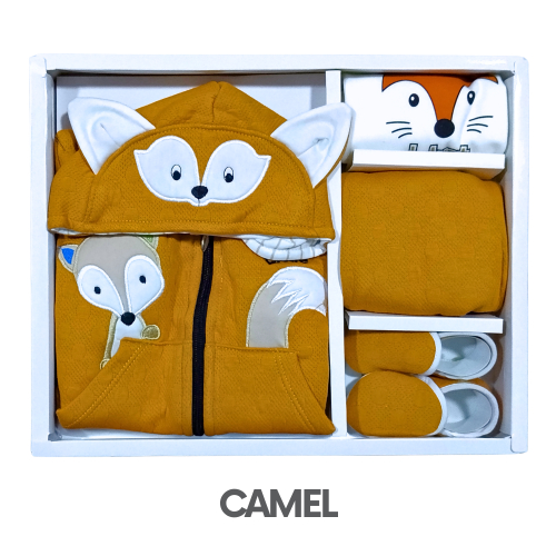 CAJA GERINAYES JACKAR MODELO ZORRITO NARANJA (3UNID X S/105)