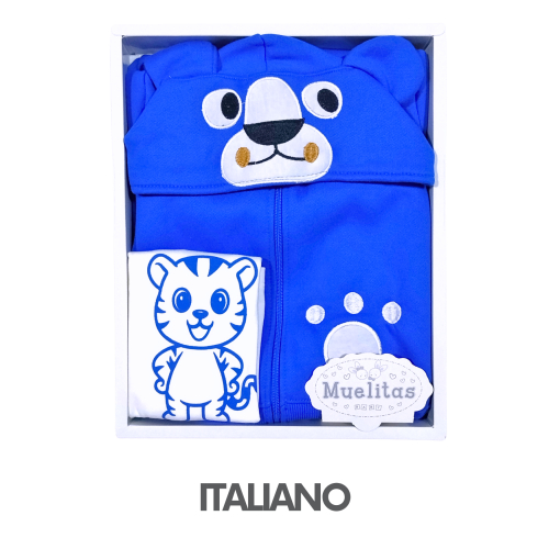 CAJA MUELITAS PUNTO INGLES MODELO TIGER TALLA 2 (3UNID X S/150)