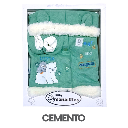 CAJA MONADITAS JACKAR MODELO LITTLE BEAR OSITO POLAR (3UNID X S/75)
