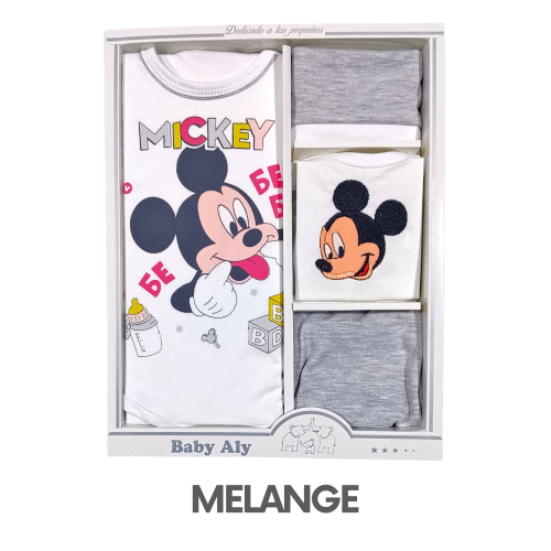 CAJA ALY PIMA MODELO RATON BEBE (3UNID X S/45)